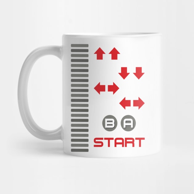 KONAMI CODE by BentonParkPrints